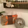 Our statement leather and African fabric clutch handbags in 2 styles. 4