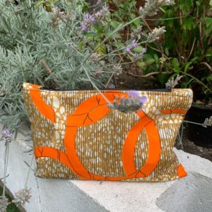 Our statement leather and African fabric clutch handbags in 2 styles. 45