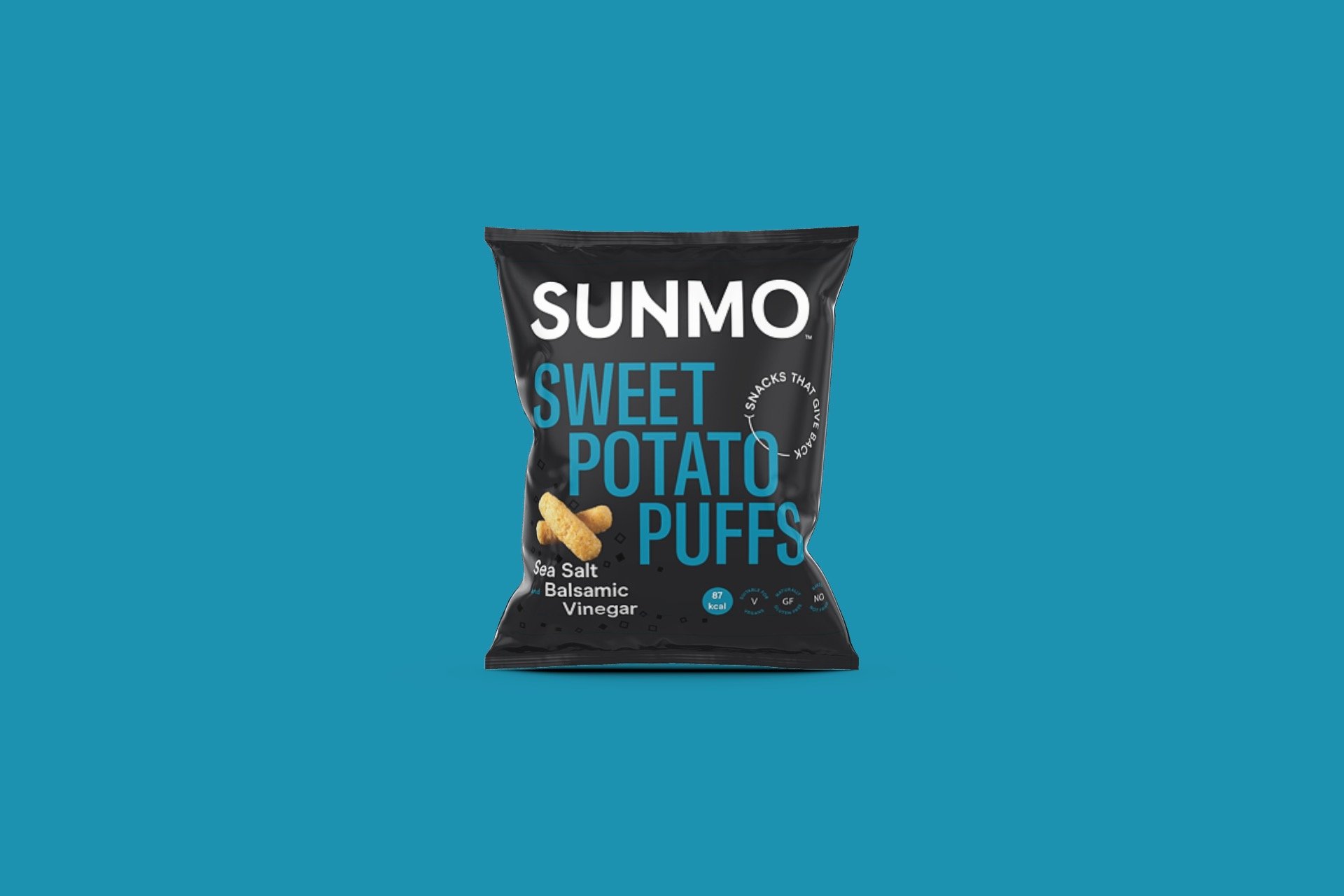 Sweet Potato Puffs – Sea Salt and Balsamic Vinegar Box of 12 1