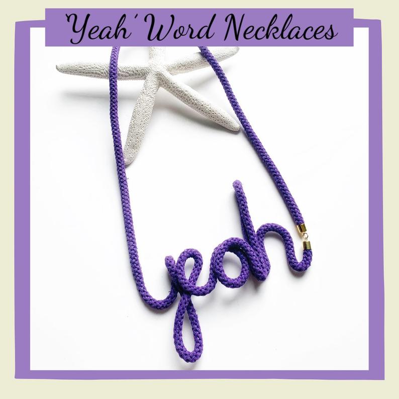 Yeah – Word Necklace