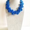Blue Lily Necklace by Handmade by Tinni 2