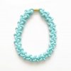 Chunky Lilly Necklace Handmade by Tinni in Cool Mint