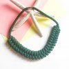 Maya Necklace by Handemade by Tinni in Forest Green 2