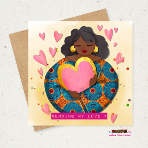 Hugs and Love greeting card