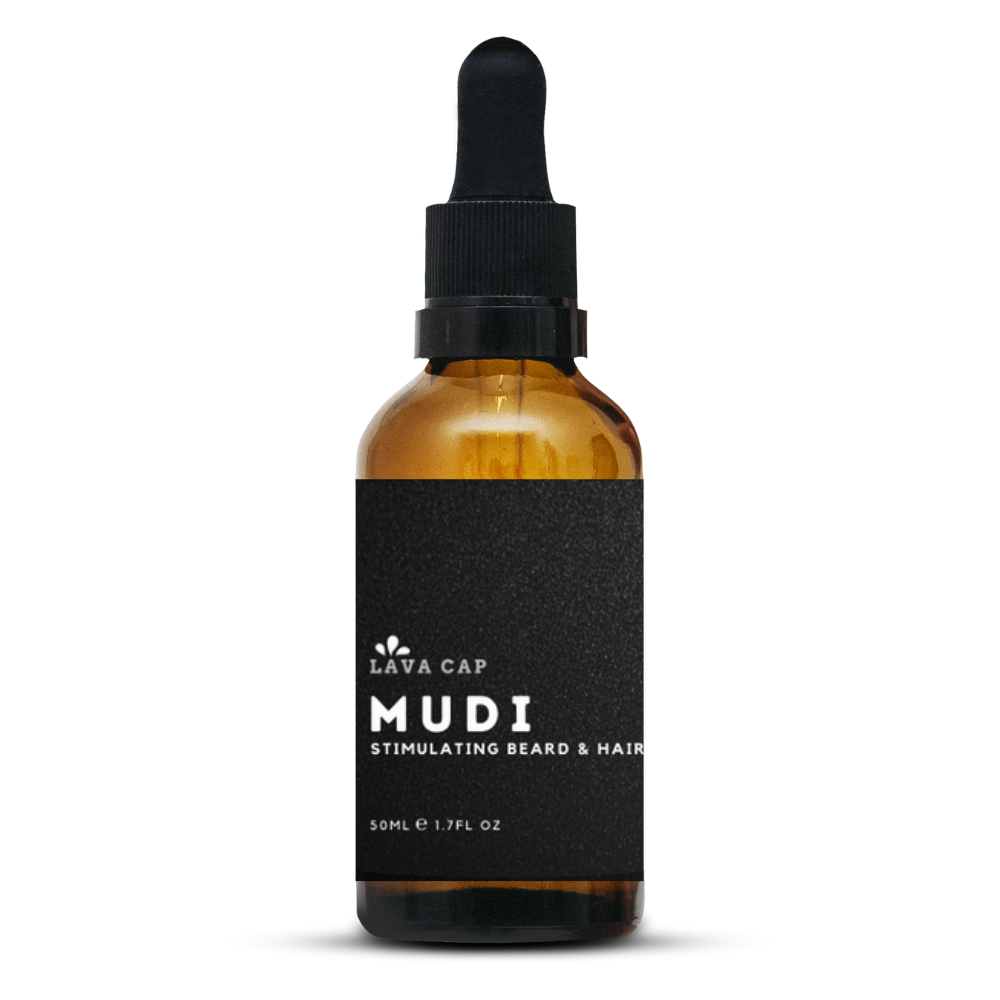 Mudi is a stimulating beard & hair oil blend